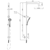 Pioneer Shower Tower Gunmetal