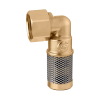 Frost protection valve for solar pa