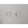 Oxford Pneumatic Care Standard Button Face Plate Brushed Nickel