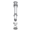 Fondital 24-32kW 3m top flue set