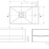 iStone WC Basin 500 x 300 x 200mm Matte White