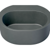 Dunstan Concrete Basin 400 x 324mm Black Earth