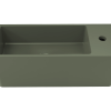 Tussock Concrete Basin 550 x 230mm With Tap Hole Grey Green