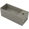 Tussock Concrete Basin 550 x 230mm With Tap Hole Taupe Clay