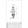 Caleffi 5461 Series 32mm Magnetic Deaerator-Dirt Separator 10 bar 110°C