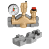 Air vent/gauge/DSV manifold