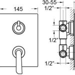 Cascade shower 3 way divert mixer