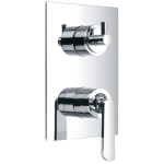 Cascade shower 3 way divert mixer
