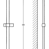 Modern Linea intergrated slide rail 3 function