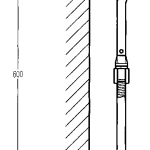 Modern Linea intergrated slide rail 3 function