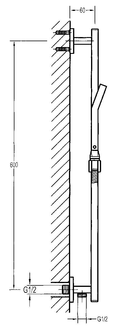 Modern Linea intergrated slide rail 3 function