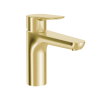 Civic Standard Height Basin Mixer Brushed Gold