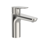 Civic Standard Height Basin Mixer Brushed Stainless