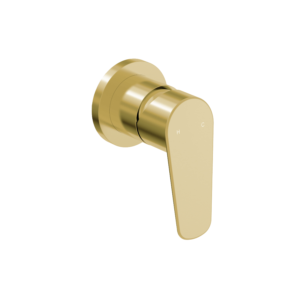 Civic Shower/Bath Mixer Brushed Gold