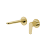 Civic Wall Basin Set Brushed Gold
