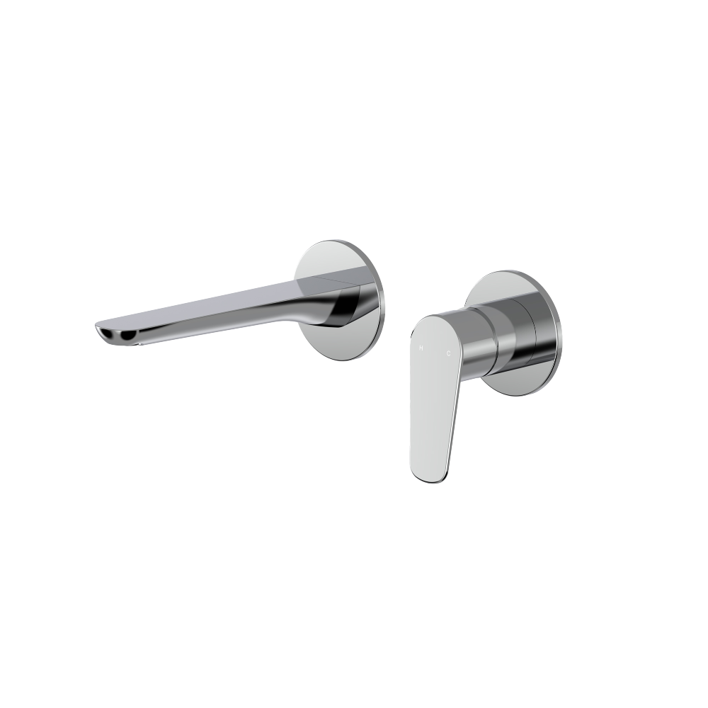 Civic Wall Basin Set Chrome