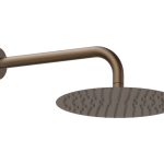 Pioneer Rain Shower and Wall Arm Brushed Bronze