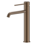 Pioneer Tall Basin Mixer Brushed Bronze