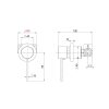 Pioneer Shower/Bath Mixer Brushed Bronze