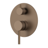 Pioneer Shower Divert Mixer Brushed Bronze