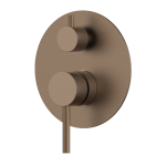 Pioneer Shower Divert Mixer Brushed Bronze