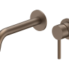 Pioneer Wall Basin Set Brushed Bronze
