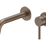 Pioneer Wall Basin Set Brushed Bronze