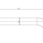 Pioneer Bath Spout (205mm) Brushed Bronze