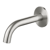 Aspen wall mount bath spout 200mm brushed nickle