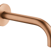 Dusk Wall Mounted Short Bath Spout Brushed Copper