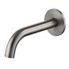 Industry wall mount bath spout 200mm gun metal