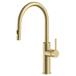 Pioneer Forge Extractable Kitchen Mixer Brushed Gold