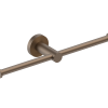 Metro Double Toilet Roll Holder Brushed Bronze