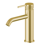 Pioneer Forge Standard Height Basin Mixer Brushed Gold