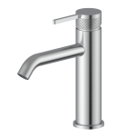 Pioneer Forge Standard Height Basin Mixer Brushed Stainless