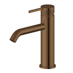 Pioneer Forge Standard Height Basin Mixer Brushed Bronze