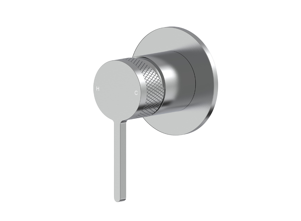 Pioneer Forge Shower/Bath Mixer Brushed Stainless