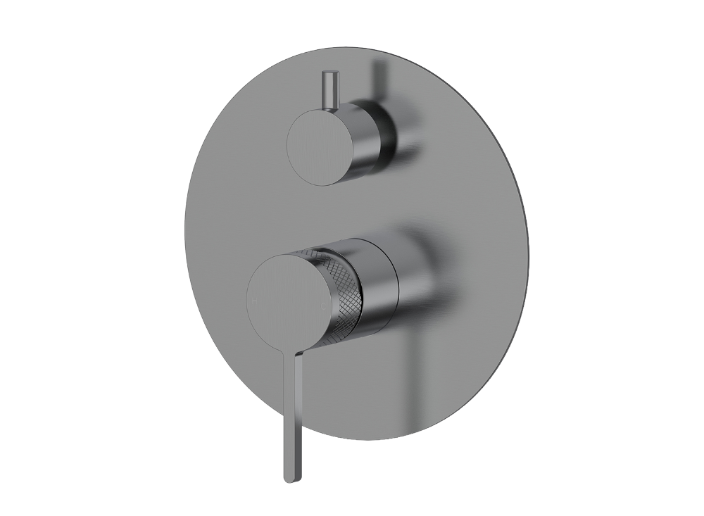 Pioneer Forge Shower Divert Mixer Gun Metal