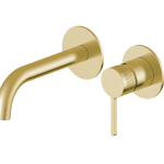Pioneer Forge Wall Basin Set Brushed Gold