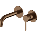 Pioneer Forge Wall Basin Set Brushed Bronze