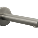 Urban Straight Wall Mounted Bath Spout Brushed Stainless