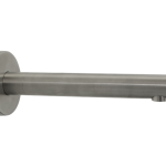 Urban Straight Wall Mounted Bath Spout Brushed Stainless
