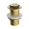 Clikclak Pop-Up Dome Waste Brushed Gold
