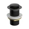 Clikclak Pop-Up Dome Waste Matte Black