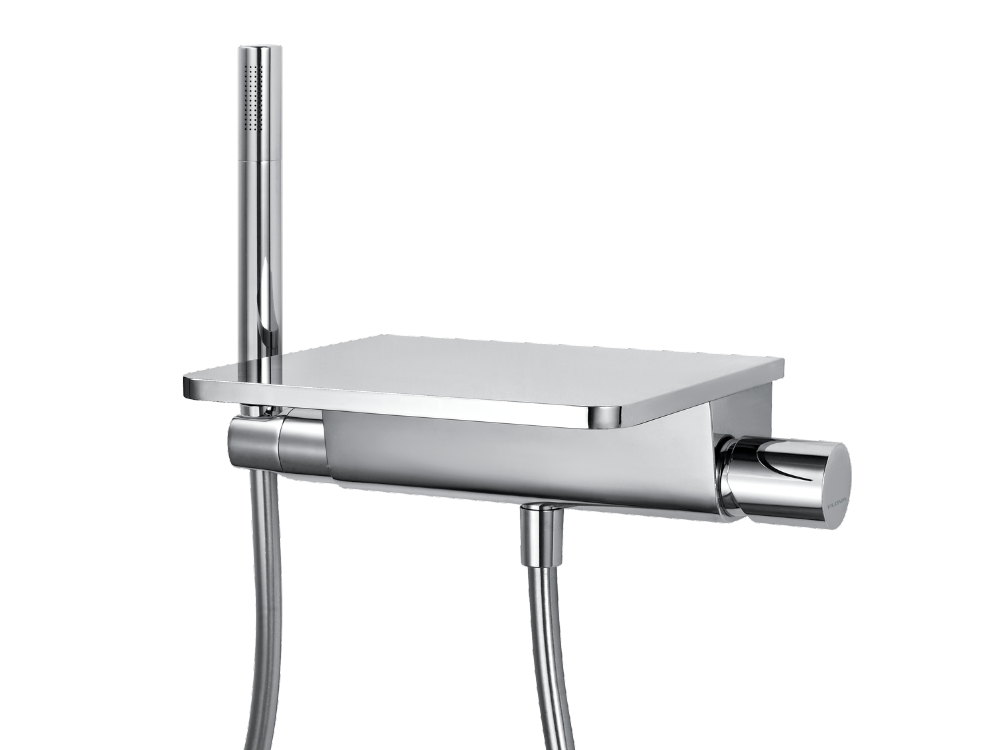 Modern wall mount bath mixer, ribbo