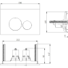 Oxford Pneumatic Face Plate Brushed Bronze