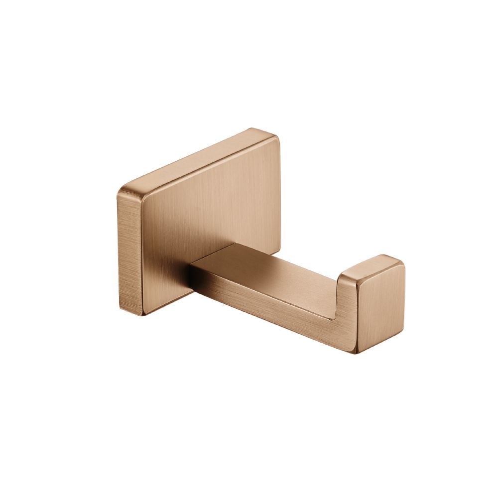 Cubic Robe Hook Brushed Copper