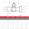 Airaga Union Ball Valve 20f x 20m Blue Handle