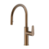 Civic Extractable Kitchen Mixer Brushed Bronze