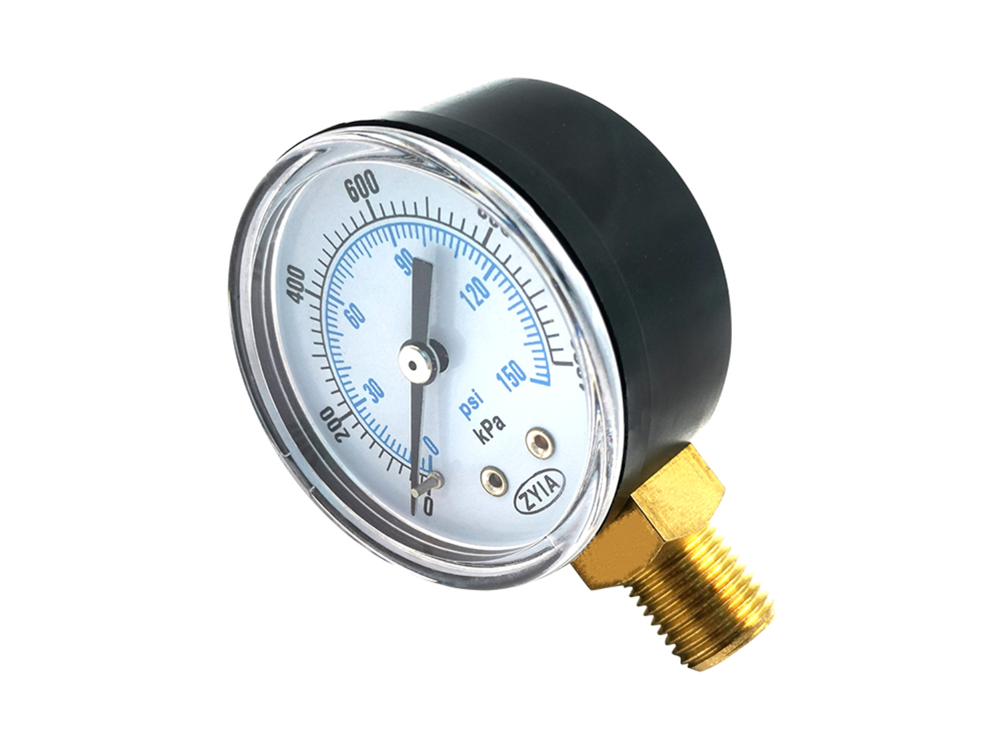 Kingtai Pressure Gauge 1/4" Bottom Connection 10 bar